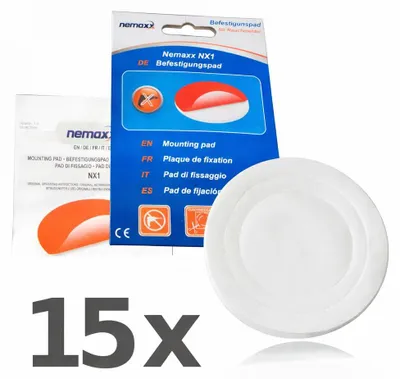 Produktbild von NEMAXX® Rauchmelder-Befestigungspad Ø 80 mm, 15 Stück – 3M Klebepad High-Tack selbstklebend, ohne Bohren – für Rauch-, Brand-, CO- & Thermomelder