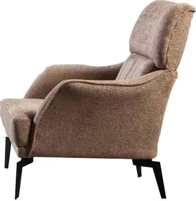 Produktbild von Moderner Beiger Sessel Wohnzimmer 1-Sitzer Luxus Polster Sitzmöbel Neu