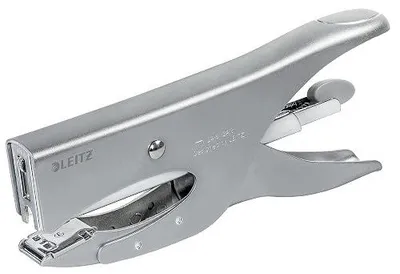 Zdjęcie produktu dla Zszywacz biurowy metalowy srebrny do 40 kartek szkoły