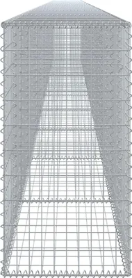 Zdjęcie produktu dla vidaXL Gabion z pokrywą 1000x50x100 cm Ocynkowane żelazo