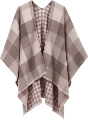 Produktbild von Poncho Karo kuschelweich,  Italy von collezione alessandro
