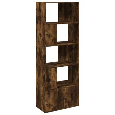 Obrázek produktu pro vidaXL Knihovna z kouřového dubu 70x36x189 cm Materiál na bázi dřeva