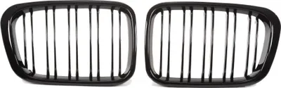 Immagine prodotto di Griglia radiatore DOUBLE RIP nero lucido per BMW Serie 3 E46 4 porte 1998-2001
