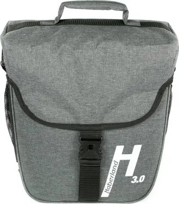 Produktbild von Haberland Unisex Fahrradtasche Einzeltasche Basic 3.0 in grau (Größe: 14 Liter)