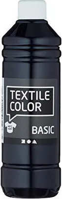 Produktbild von Textilfarbe, Schwarz, 500 ml/ 1 Fl.