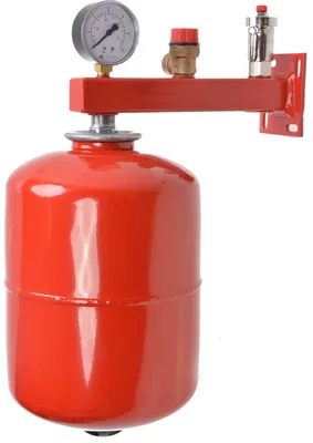 Produktbild von Membránová expanzná nádoba Aqbau® set s bezpečnostnou skupinou pre vykurovaciu a chladiacu vodu (veľkosť - 8 l)