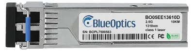 Productafbeelding van BlueOptics Hirschmann 942163001 BlueOptics BO05EE13610D SFP-transceiver, 2.5BASE-LH, single-mode vezel, 1310nm, 10 km