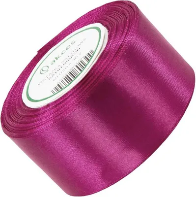 Zdjęcie produktu dla WSTĄŻKA SATYNOWA fuksja 50mm - 32m