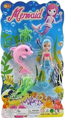 Zdjęcie produktu dla Lalka syrenka z akcesoriami mini 7cm