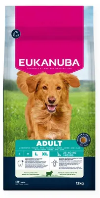 Obrázek produktu pro EUKANUBA Suché krmivo pro dospělé psy velkých plemen s jehněčím a rýží 12 kg