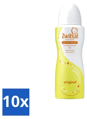 Produktbild von 10 x Zwitsal Origineel Deodorant Spray - 100 ml - Vorteilspackung - 10 Stücke