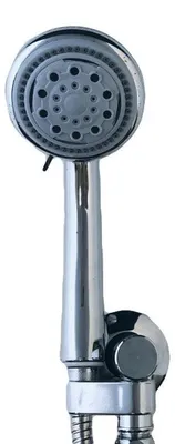 Produktbild von Duschset Mehrstrahl mit Messinghalter und Brauseschlauch