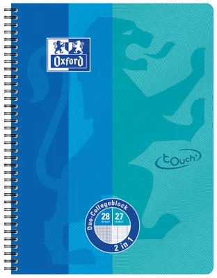 Obrázok produktu pre Oxford 400207175 Oxford Collegeblock DUO Touch, A4+, ružová / žltá