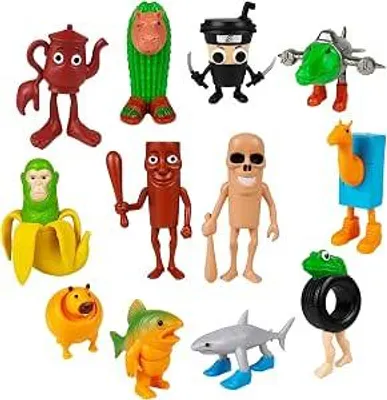 Produktbild von Sammel Figuren Set 12 Stück - für Kinder & Erwachsene - Spielfiguren für Spiel & Sammeln
