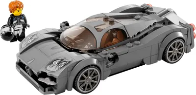 Produktbild von LEGO 76915 Speed Champions Pagani Utopia Rennwagen und Spielzeug-Modellbausatz eines italienienischen Hypercar, Auto-Sammlerfahrzeug aus dem Set 2023