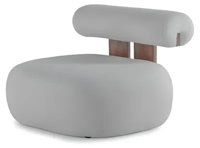 Produktbild von Moderner Grauer Textilsessel Wohnzimmer Relaxsessel Elegante Möbel