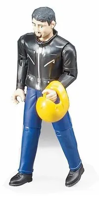 Produktbild von Bruder BWORLD Spielfigur 43509, ca. 10,6 cm, mit beweglichen Gliedmaßen und Greifhänden