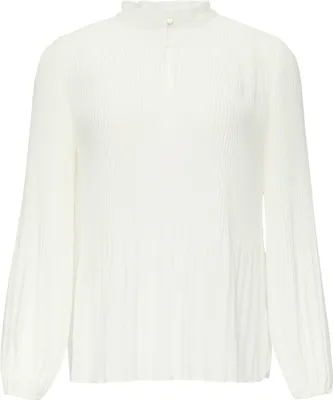 Produktbild von s.Oliver 2158936.0200.40, Bluse, Erwachsener, Weiblich, Cremefarben, Langärmlig, Regular fit