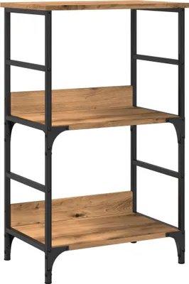 Obrázek produktu pro vidaXL Artisan dubová knihovna 50x33x82 cm materiál na bázi dřeva