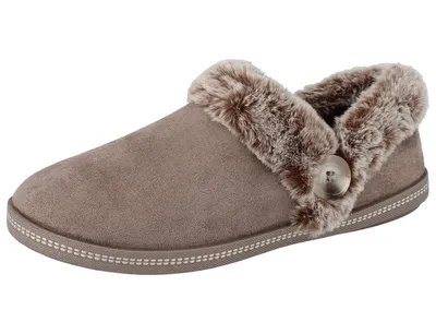 Produktbild von SKECHERS Damen Hausschuhe beige Warmfutter - Größe: 40