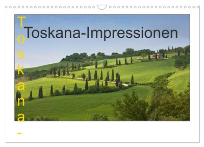 Produktbild von Toskana-Impressionen (Wandkalender 2027 DIN A3 quer), CALVENDO Monatskalender