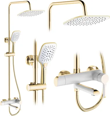 Produktbild von Rea Duschgarnitur Melia White/Gold