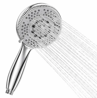Immagine prodotto di Doccetta a mano risparmio acqua - 5 modalità di getto - Argento - ABS