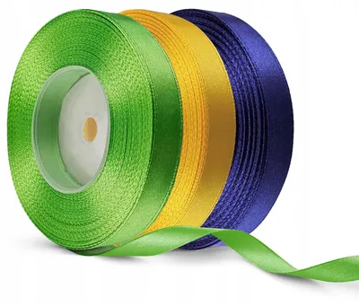 Produktbild von Netuno Satinsandband 12mm 3 Stück Mix Farbe Geschenkband