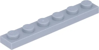 Produktbild von Lego® 1x6 Platte 3666 - 250 Stück Hellgrau