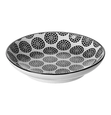 Produktbild von Ritzenhoff und Breker Schale Keramik Porzellan schwarz weiß 10cm