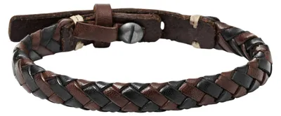 Produktbild von FOSSIL Armband Leather Bracelet Brown dunkelbraun