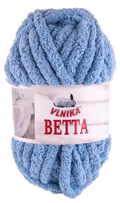 300g Betta XXL Chenille-Garn Kuschelwolle hellblau
