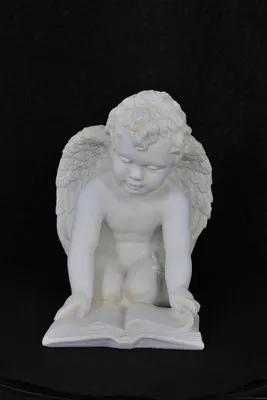 Produktbild von Figur Skulptur Engel mit Buch 36,5cm Skulpturen Figuren Statue Statuen PG0630