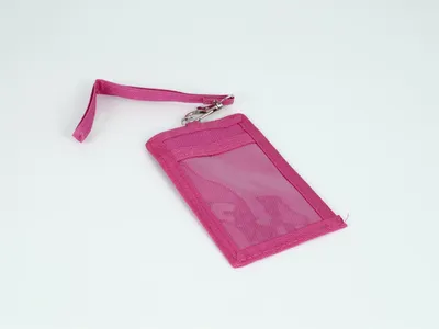 Produktbild von Flachbörse mit Fahrkarten-Sichtfenster pink