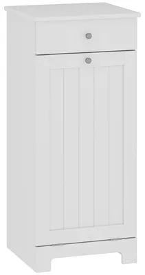 Obrázek produktu pro Skříňka do koupelny, úsporný design, univerzální úložné řešení, BÍLÁ, 40 x 38 x 90 cm