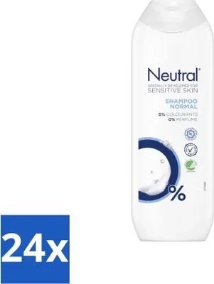 Imagen del producto de Champú neutro para pieles sensibles - 250 ml - Paquete económico - 24 unidades