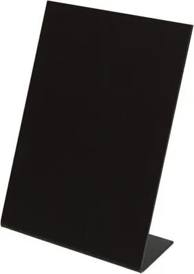 Produktbild von 18x Tisch-Kreidetafeln PVC schwarz ca. 14.8x21cm DIN A5