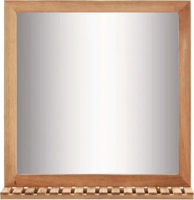 Zdjęcie produktu dla vidaXL Lustro łazienkowe 60×12×62 cm orzech lite drewno