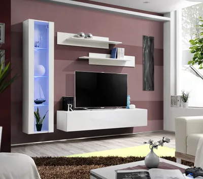 Zdjęcie produktu dla Meblościanka do salonu FREYA 2 – biała