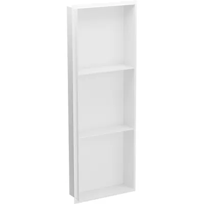 Obrázok produktu pre Mexen X-Wall-NR zapustená polica bez obruby s poličkou 90 x 30 cm, Biela - 1921903010S