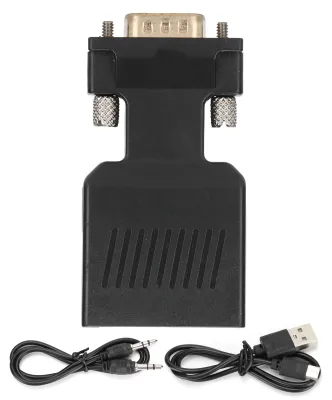 Produktbild von HD Multimedia Interface Buchse auf VGA Stecker Adapter 1080P Konverter für PC Laptop