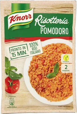 Produktbild von 6x Knorr Risotto pomodoro Reis Tomate 175g 100% italienisch Fertiggerichte