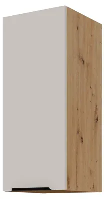 Produktbild von Hängeschrank 30 cm Küche Solano Kaschmir beige matt + Eiche Artisan matt