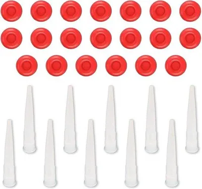 Immagine prodotto di Set di ugelli con 20 getti d'acqua e 10 contenitori in vetro impermeabili per irrigazione