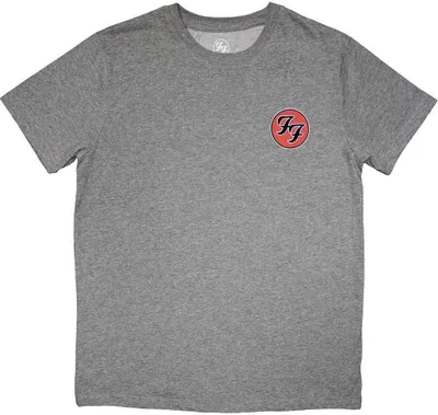 Image de Foo Fighters - T-shirt "FF" pour homme/femme unie RO11594 (S) (Gris)