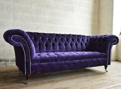 Immagine prodotto di Chesterfield Couch Polster Sofas Klassischer Leder Schaffhau 3 Sitzer - 146