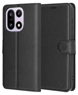 Obrázok produktu pre Techsuit – Leather Folio kožené knižkové puzdro pre OnePlus 15 – čierne