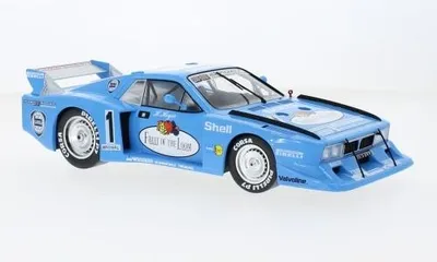 Immagine prodotto di MCG 18810R Lancia Beta Montecarlo Gr.5 #1 Fruit of the Loom DRM ADAC Supersprint Nürburgring 1981 blau Heyer 1:18