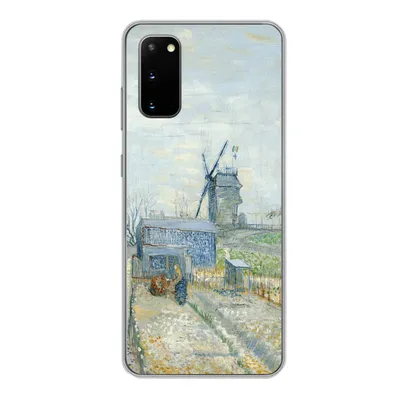 Produktbild von MuchoWow® Handyhülle Schutzhülle Hülle für Samsung Galaxy S20 Montmartre: Mühlen und Gärten - Vincent van Gogh Silikon Softcase Handy Hülle - Bild