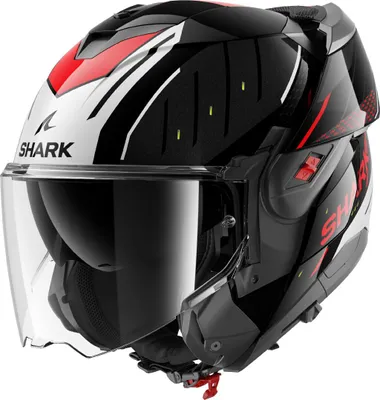 Productafbeelding van Shark Oxo Rydger modulaire helm, zwart, maat L